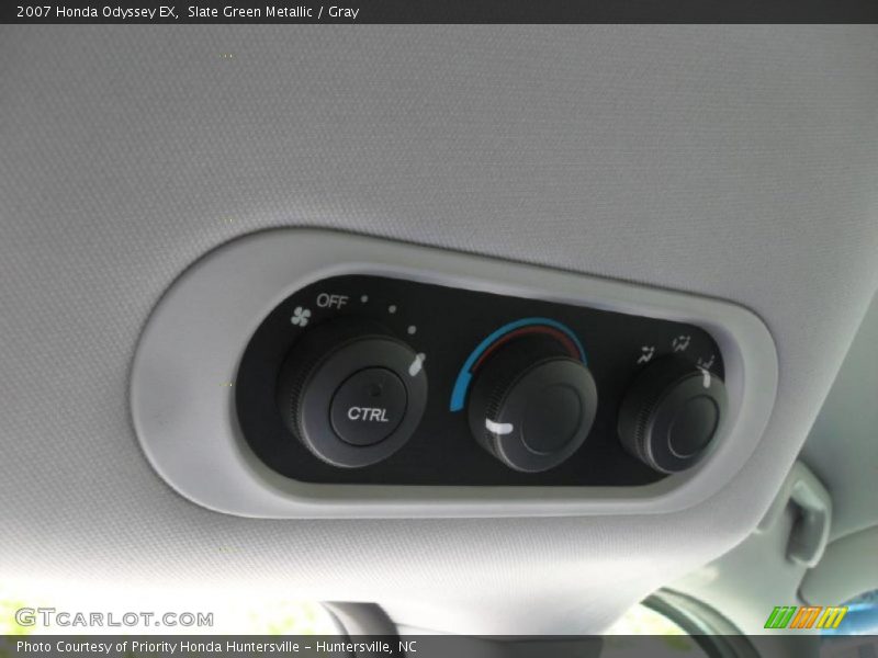 Slate Green Metallic / Gray 2007 Honda Odyssey EX