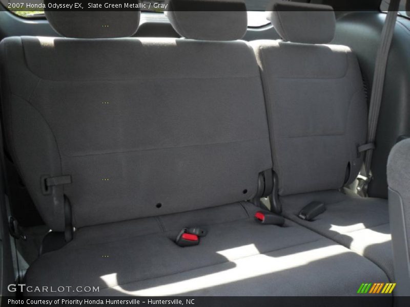 Slate Green Metallic / Gray 2007 Honda Odyssey EX