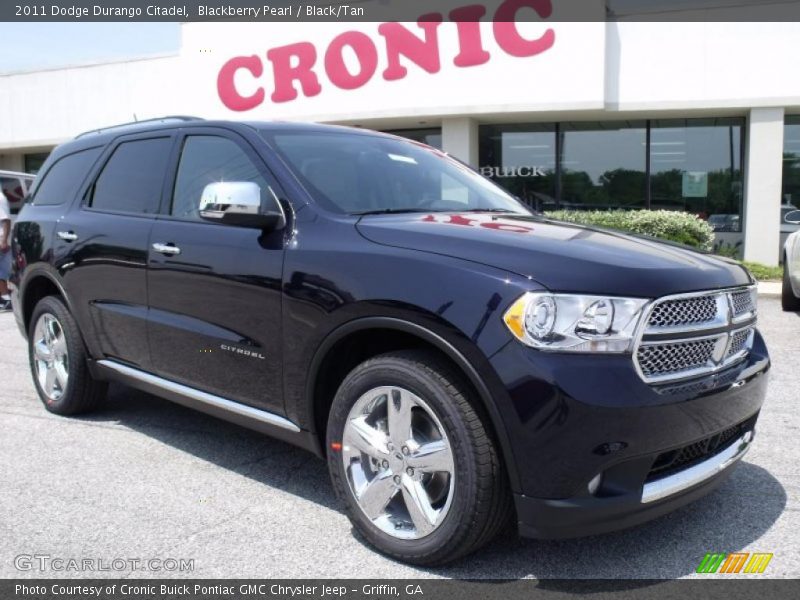 Blackberry Pearl / Black/Tan 2011 Dodge Durango Citadel