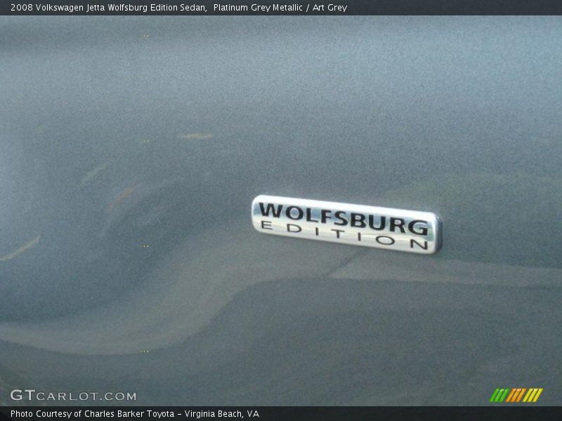 Platinum Grey Metallic / Art Grey 2008 Volkswagen Jetta Wolfsburg Edition Sedan