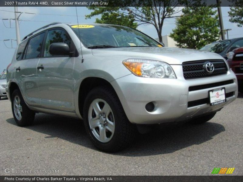 Classic Silver Metallic / Ash Gray 2007 Toyota RAV4 4WD