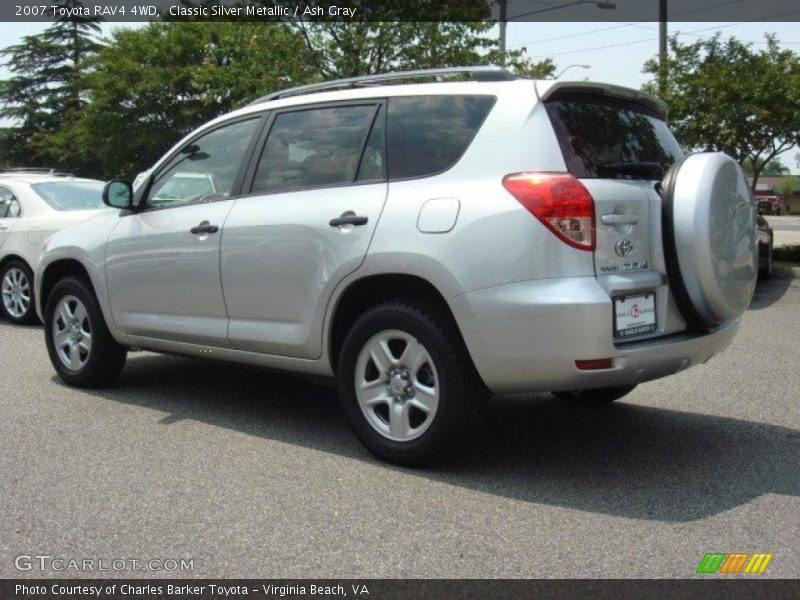 Classic Silver Metallic / Ash Gray 2007 Toyota RAV4 4WD