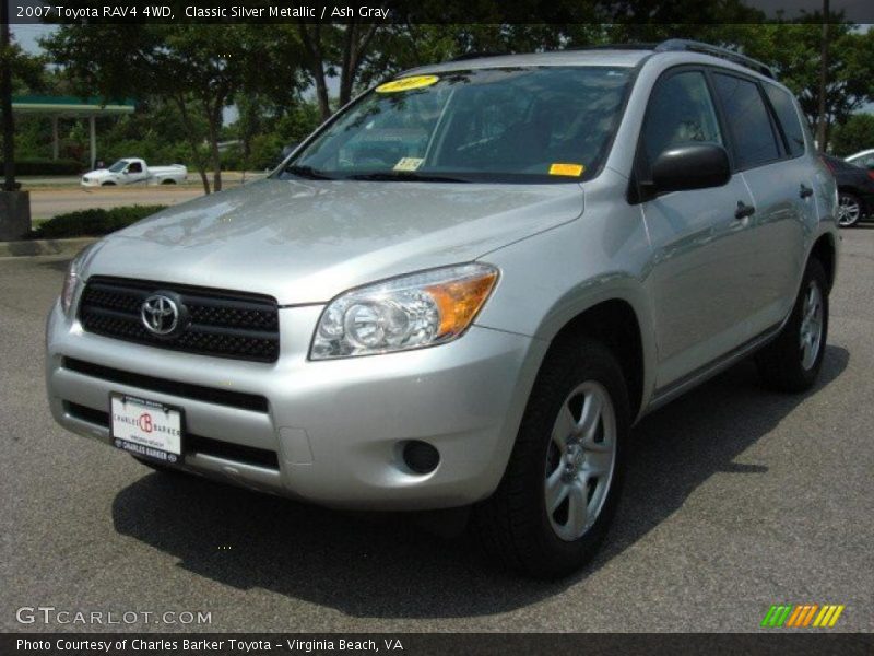Classic Silver Metallic / Ash Gray 2007 Toyota RAV4 4WD