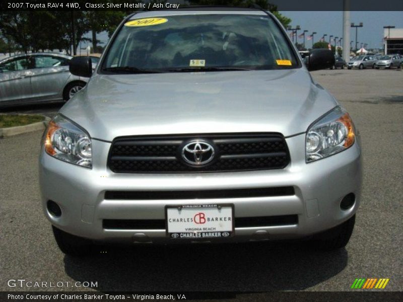 Classic Silver Metallic / Ash Gray 2007 Toyota RAV4 4WD
