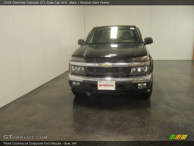 Black / Medium Dark Pewter 2004 Chevrolet Colorado Z71 Crew Cab 4x4