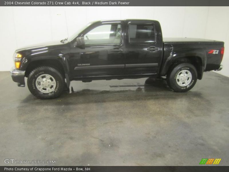 Black / Medium Dark Pewter 2004 Chevrolet Colorado Z71 Crew Cab 4x4