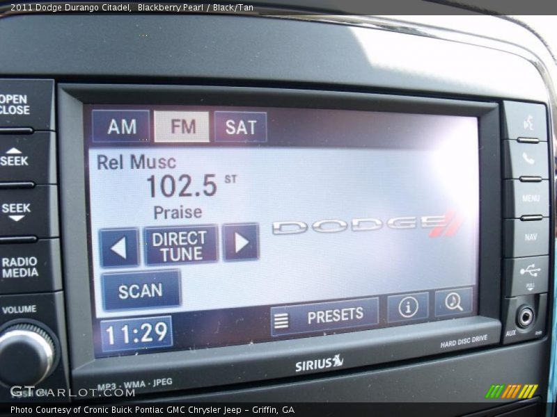 Blackberry Pearl / Black/Tan 2011 Dodge Durango Citadel