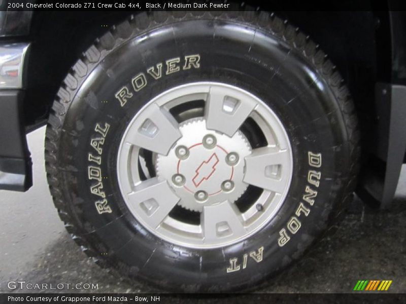 Black / Medium Dark Pewter 2004 Chevrolet Colorado Z71 Crew Cab 4x4
