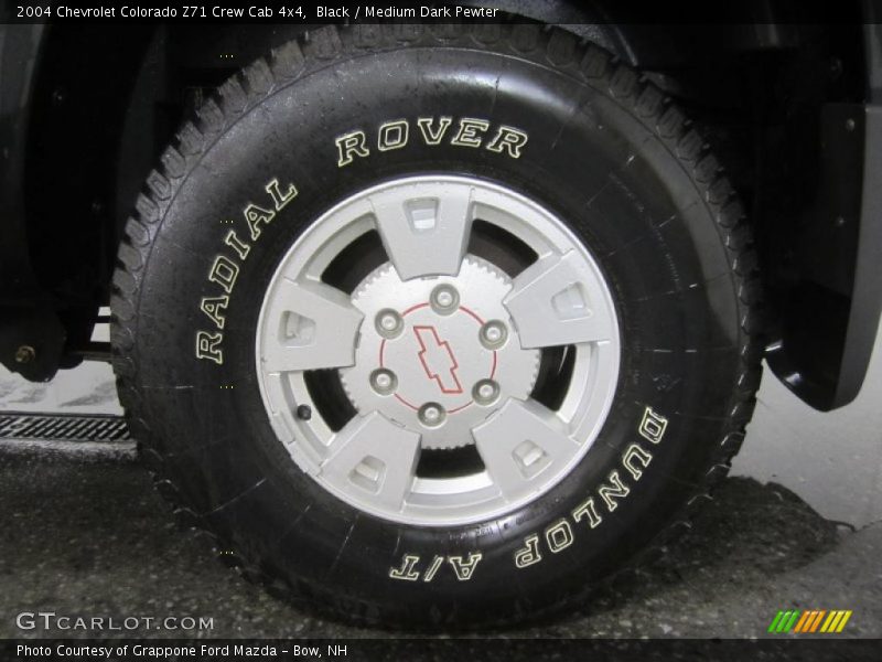 Black / Medium Dark Pewter 2004 Chevrolet Colorado Z71 Crew Cab 4x4
