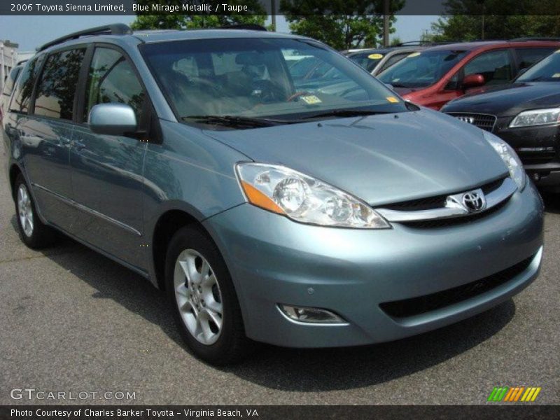 Blue Mirage Metallic / Taupe 2006 Toyota Sienna Limited