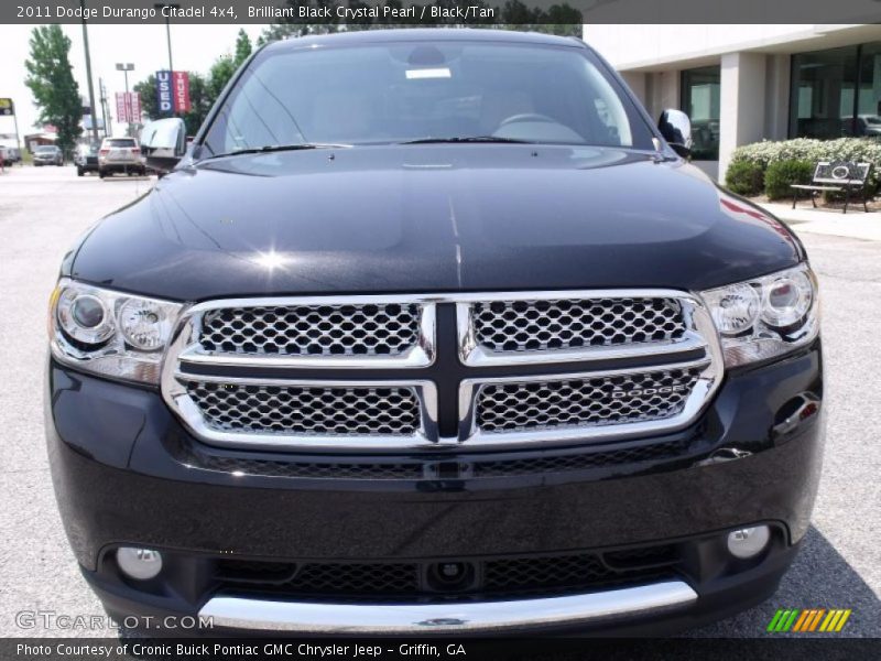 Brilliant Black Crystal Pearl / Black/Tan 2011 Dodge Durango Citadel 4x4