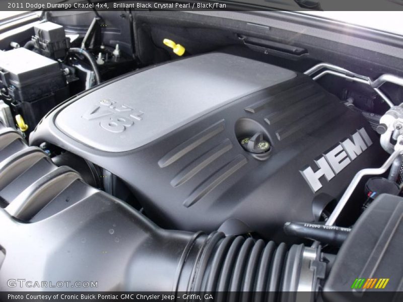 Brilliant Black Crystal Pearl / Black/Tan 2011 Dodge Durango Citadel 4x4
