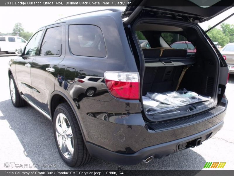Brilliant Black Crystal Pearl / Black/Tan 2011 Dodge Durango Citadel 4x4