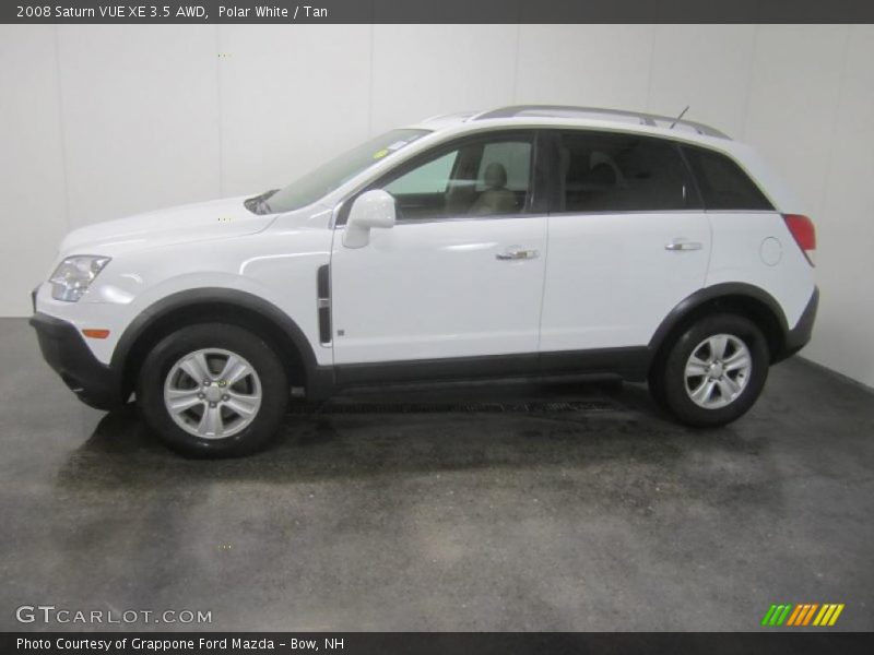 Polar White / Tan 2008 Saturn VUE XE 3.5 AWD