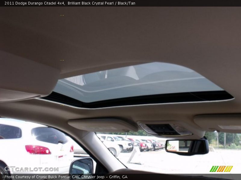 Brilliant Black Crystal Pearl / Black/Tan 2011 Dodge Durango Citadel 4x4