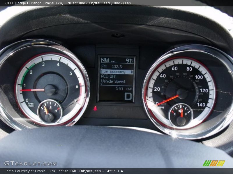  2011 Durango Citadel 4x4 Citadel 4x4 Gauges