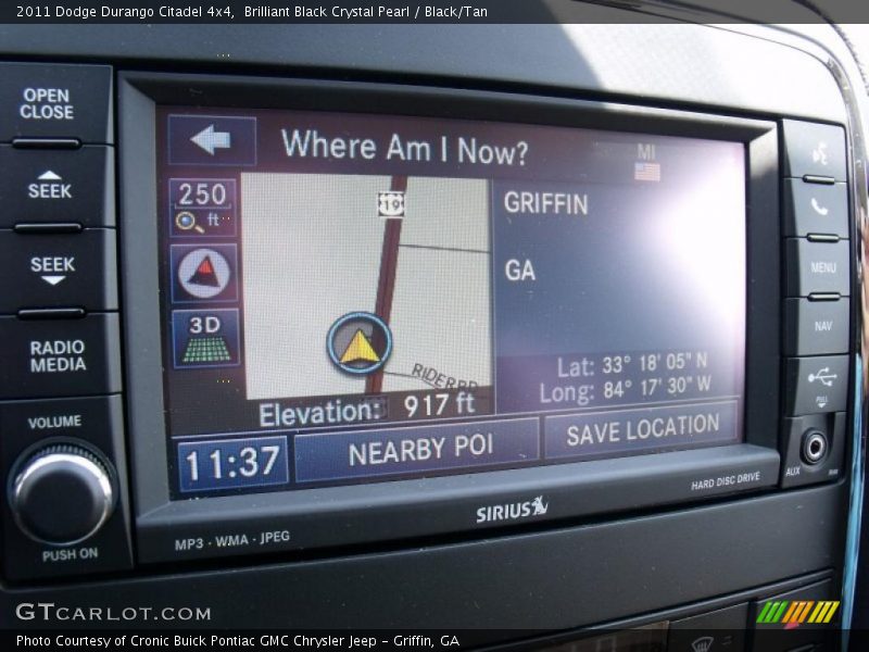 Navigation of 2011 Durango Citadel 4x4