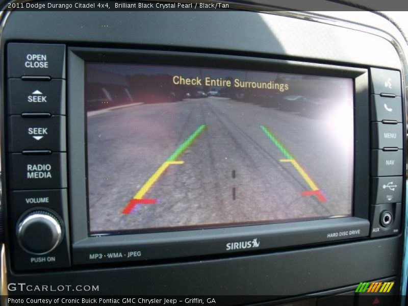 Brilliant Black Crystal Pearl / Black/Tan 2011 Dodge Durango Citadel 4x4