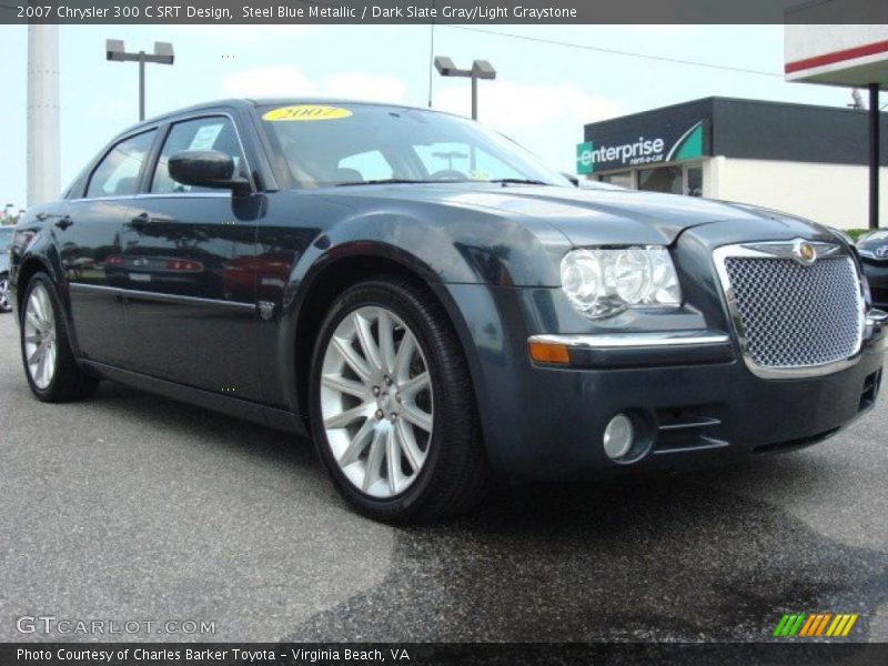 Steel Blue Metallic / Dark Slate Gray/Light Graystone 2007 Chrysler 300 C SRT Design