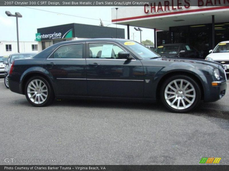 Steel Blue Metallic / Dark Slate Gray/Light Graystone 2007 Chrysler 300 C SRT Design