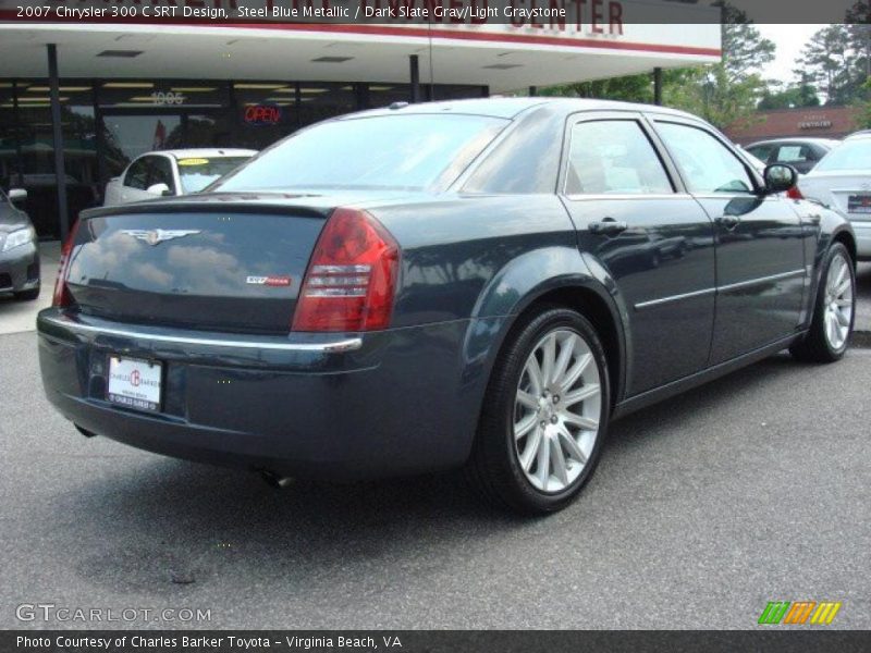 Steel Blue Metallic / Dark Slate Gray/Light Graystone 2007 Chrysler 300 C SRT Design