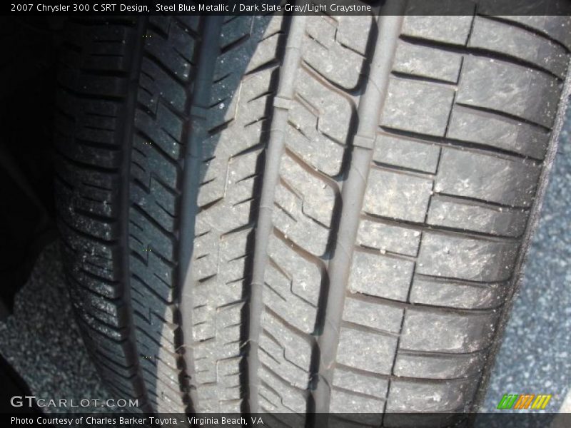 Steel Blue Metallic / Dark Slate Gray/Light Graystone 2007 Chrysler 300 C SRT Design