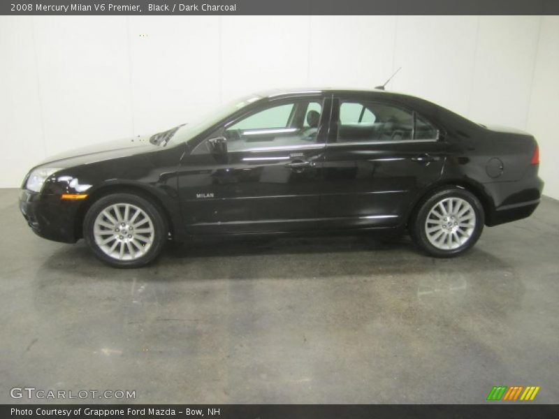 Black / Dark Charcoal 2008 Mercury Milan V6 Premier