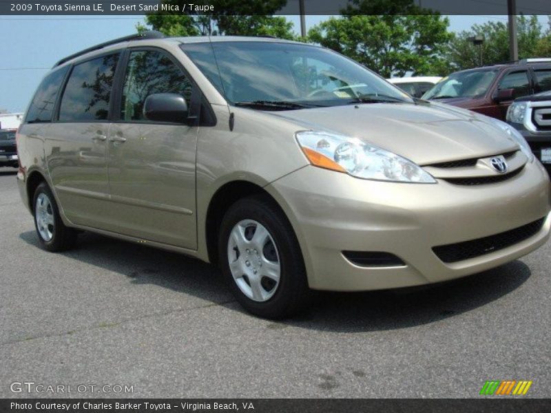 Desert Sand Mica / Taupe 2009 Toyota Sienna LE