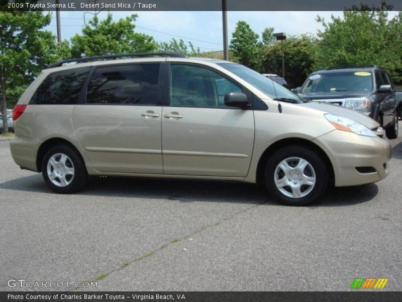 Desert Sand Mica / Taupe 2009 Toyota Sienna LE