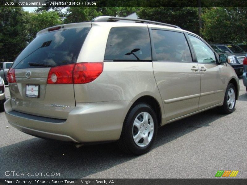Desert Sand Mica / Taupe 2009 Toyota Sienna LE