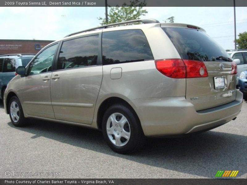 Desert Sand Mica / Taupe 2009 Toyota Sienna LE