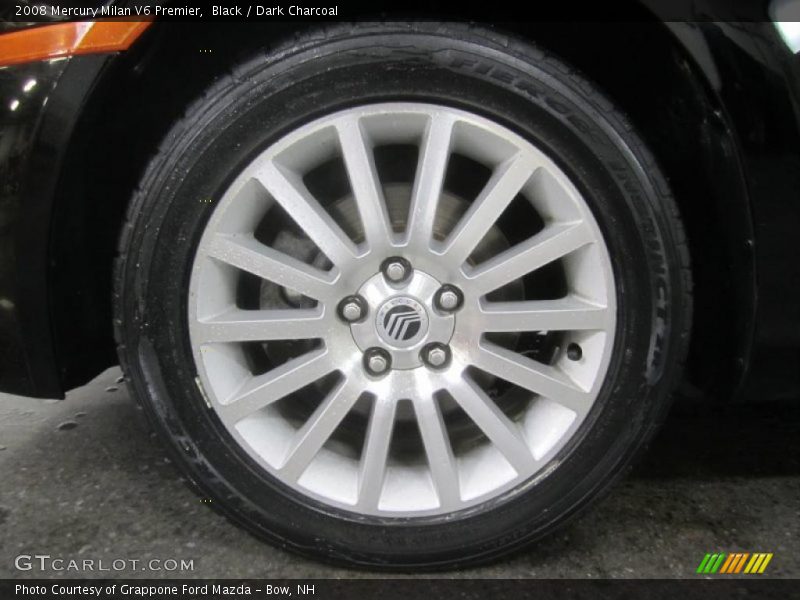 Black / Dark Charcoal 2008 Mercury Milan V6 Premier