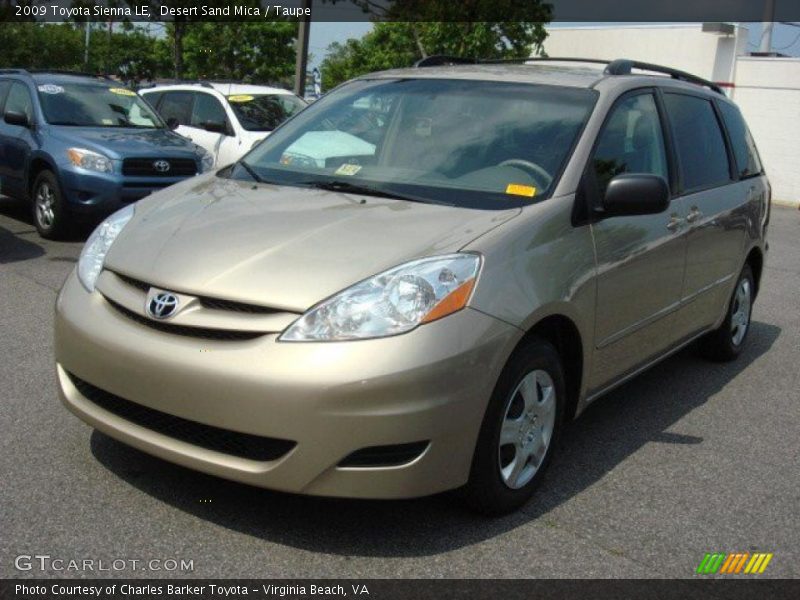 Desert Sand Mica / Taupe 2009 Toyota Sienna LE