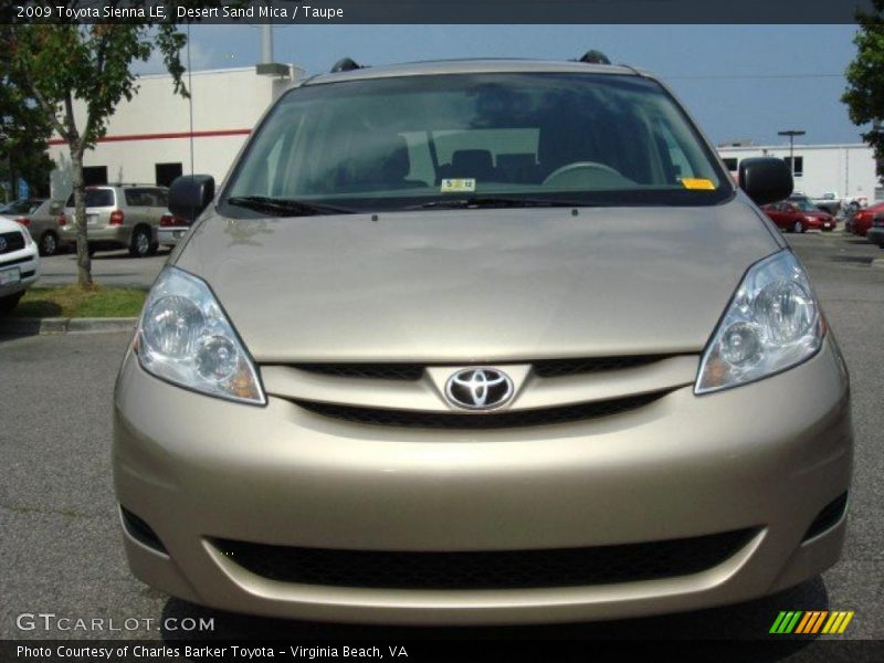 Desert Sand Mica / Taupe 2009 Toyota Sienna LE
