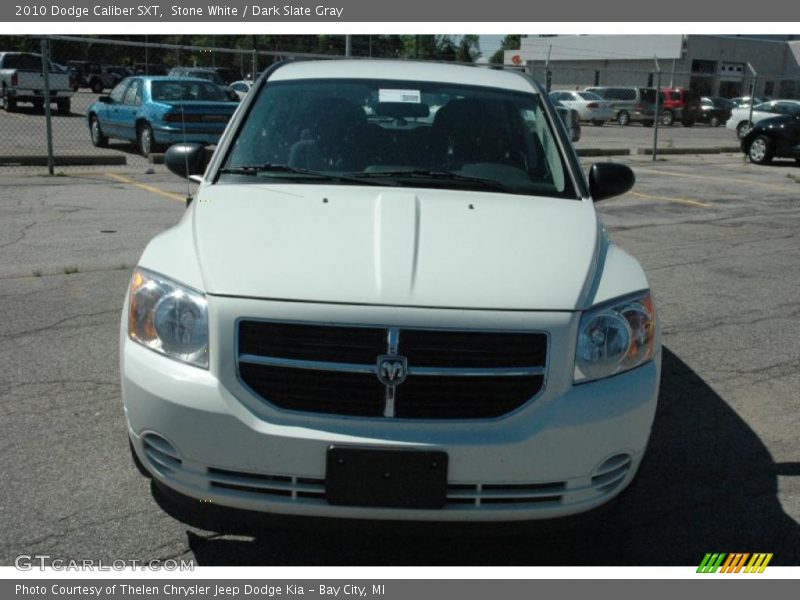 Stone White / Dark Slate Gray 2010 Dodge Caliber SXT