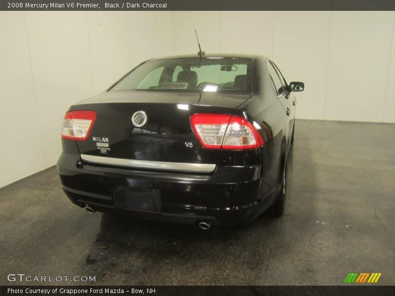 Black / Dark Charcoal 2008 Mercury Milan V6 Premier