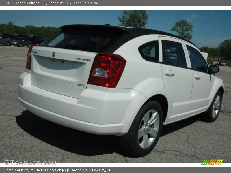 Stone White / Dark Slate Gray 2010 Dodge Caliber SXT