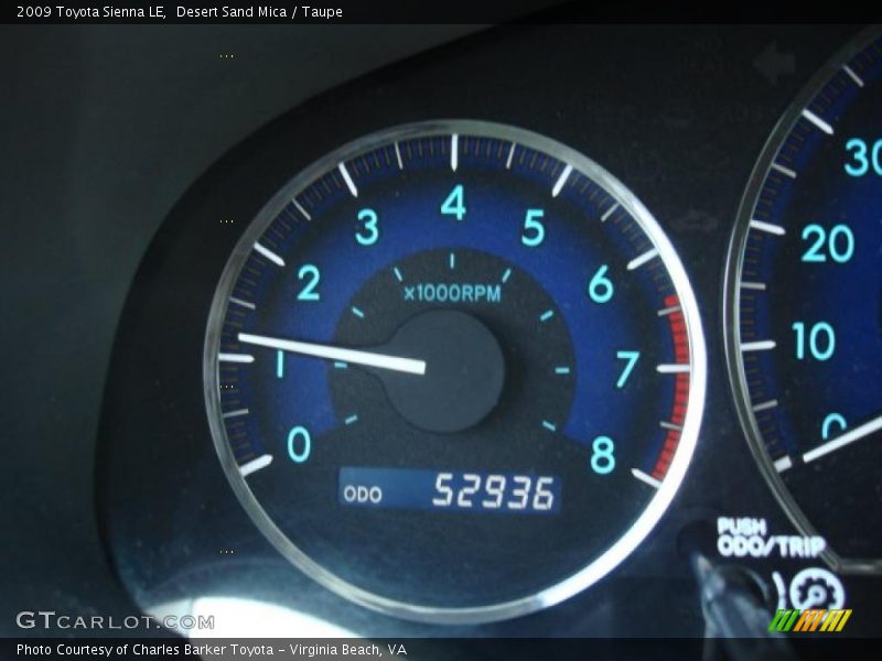 Desert Sand Mica / Taupe 2009 Toyota Sienna LE