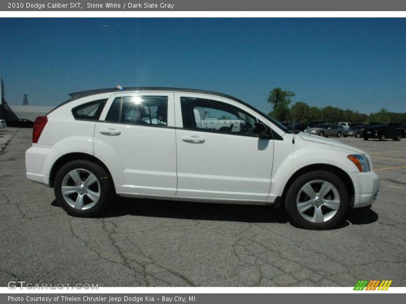 Stone White / Dark Slate Gray 2010 Dodge Caliber SXT