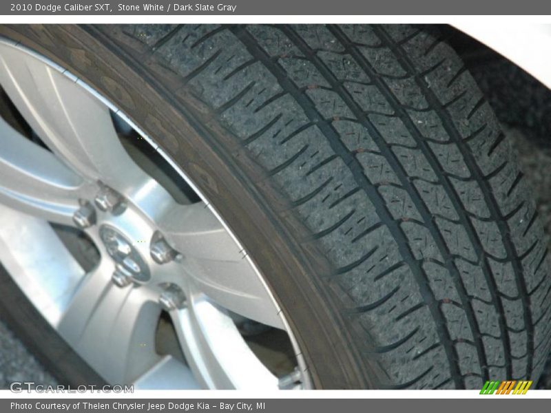 Stone White / Dark Slate Gray 2010 Dodge Caliber SXT