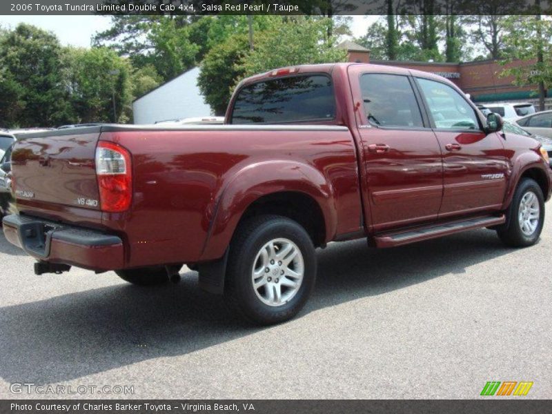 Salsa Red Pearl / Taupe 2006 Toyota Tundra Limited Double Cab 4x4