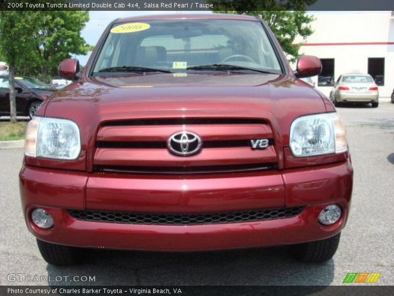 Salsa Red Pearl / Taupe 2006 Toyota Tundra Limited Double Cab 4x4