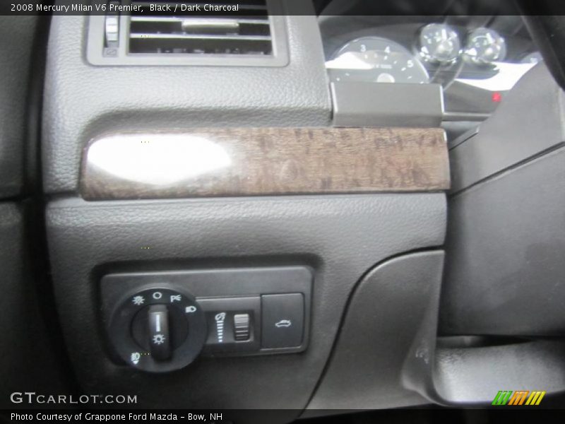 Black / Dark Charcoal 2008 Mercury Milan V6 Premier