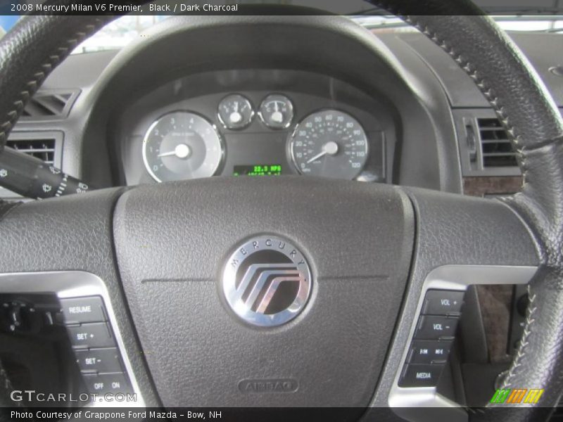 Black / Dark Charcoal 2008 Mercury Milan V6 Premier