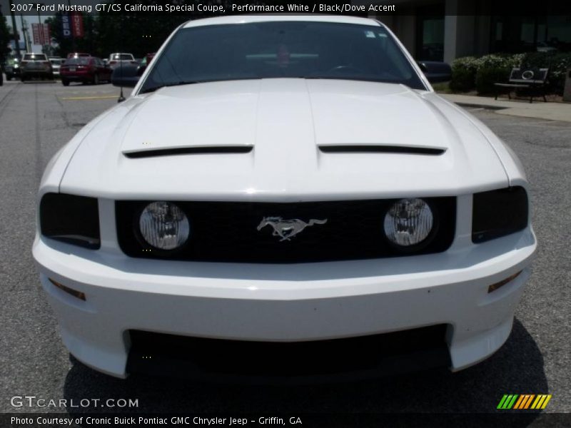 Performance White / Black/Dove Accent 2007 Ford Mustang GT/CS California Special Coupe