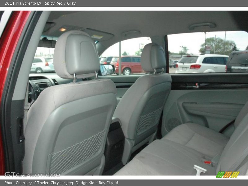 Spicy Red / Gray 2011 Kia Sorento LX