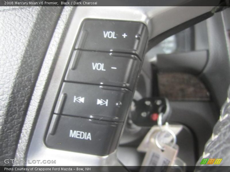 Black / Dark Charcoal 2008 Mercury Milan V6 Premier