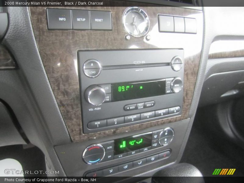 Black / Dark Charcoal 2008 Mercury Milan V6 Premier