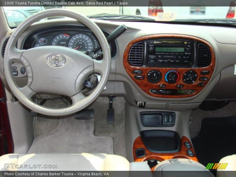 Salsa Red Pearl / Taupe 2006 Toyota Tundra Limited Double Cab 4x4