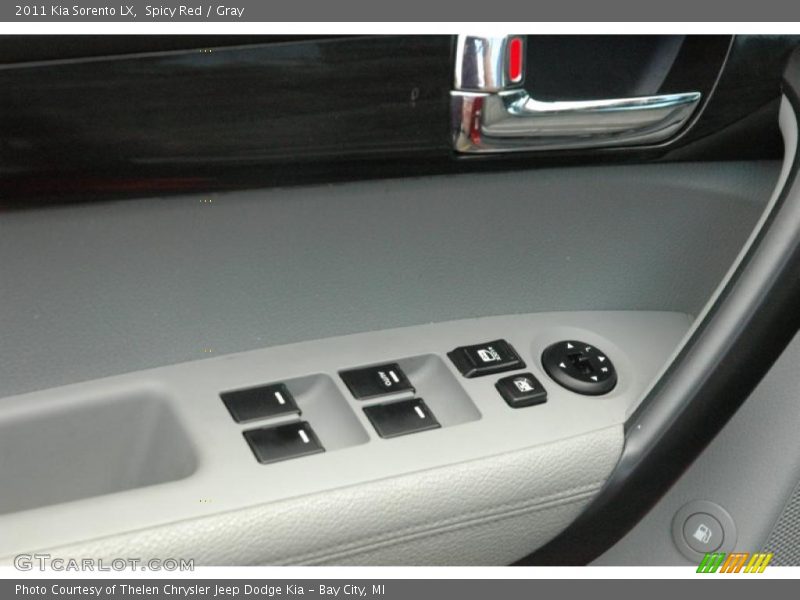 Spicy Red / Gray 2011 Kia Sorento LX